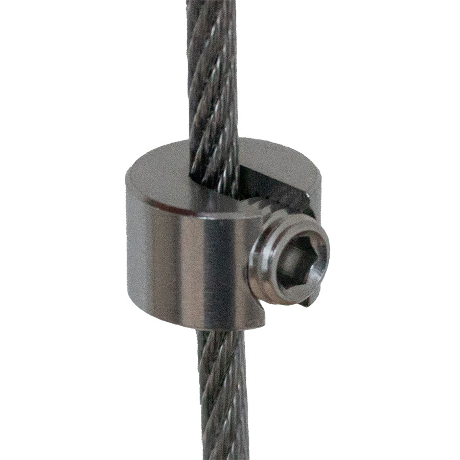 Seilklemmring, 1-teilig für 1,5 - 2mm Drahtseil / Edelstahl V4A - 1.4401 Seilklemmring, 1-teilig für 1,5 - 2mm Drahtseil / Edelstahl V4A - 1.4401