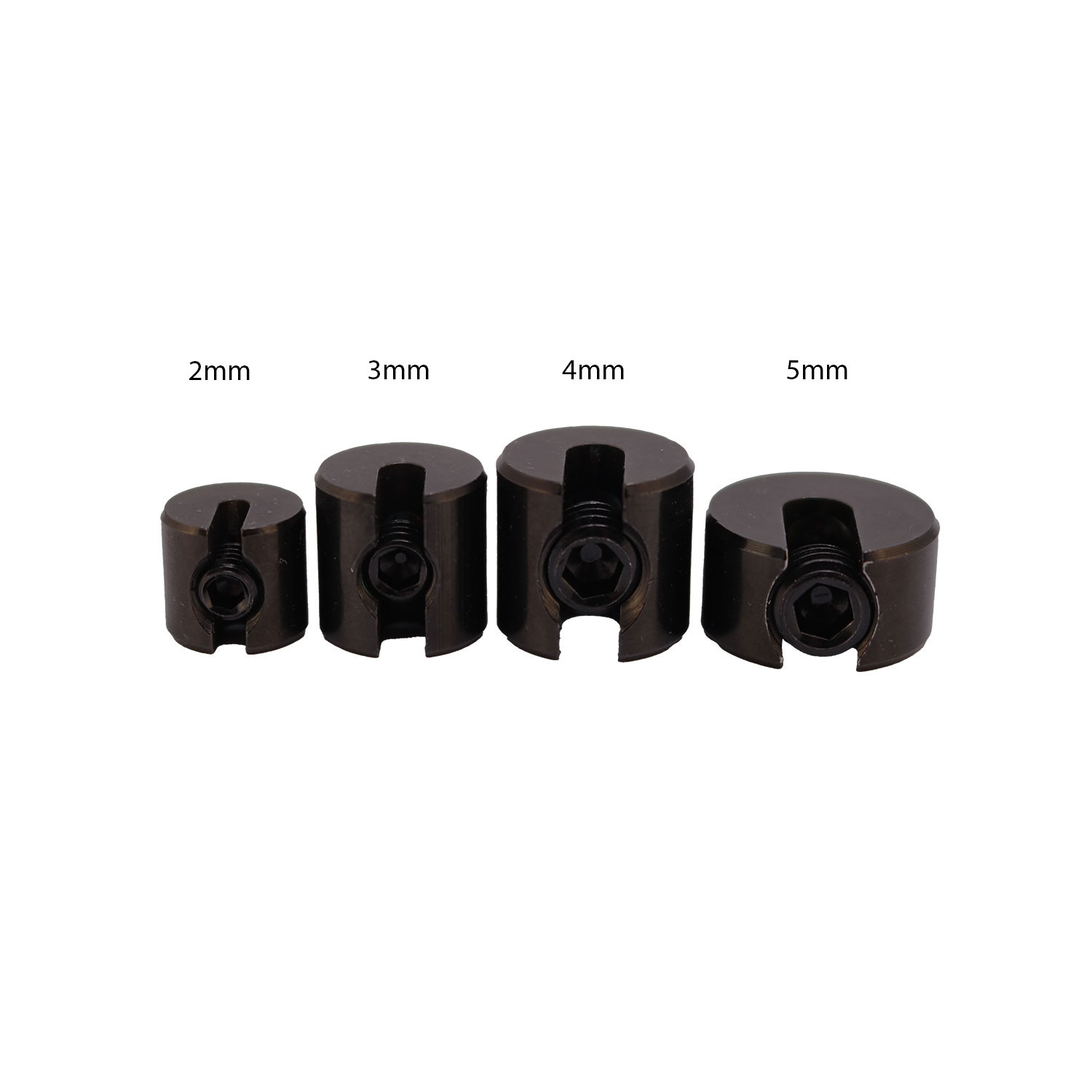 Seilklemmring, 1-teilig für 1,5 - 2mm Drahtseil / Edelstahl V4A - 1.4401 - schwarz Seilklemmring, 1-teilig für 1,5 - 2mm Drahtseil / Edelstahl V4A - 1.4401 - schwarz