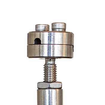 Kreuzklemme 2-teilig, mit M10x30 Anschluss / 4,0mm Drahtseil - Edelstahl 1.4401 Kreuzklemme 2-teilig, mit M10x30 Anschluss / 4,0mm Drahtseil - Edelstahl 1.4401