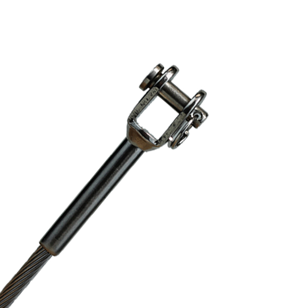 Mini Gabelterminal / 3,0-8,0mm Drahtseil, Edelstahl 1.4401 Mini Gabelterminal / 3,0-8,0mm Drahtseil, Edelstahl 1.4401