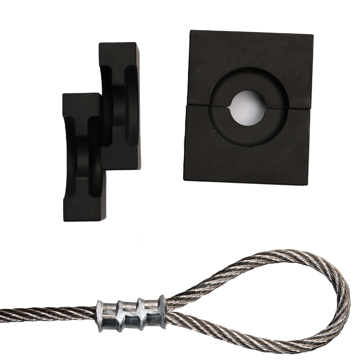 Presseinsatz B12 für Ovalklemme mit Crimp Pressung / 1,5-8,0mm Drahtseil Presseinsatz B12 für Ovalklemme mit Crimp Pressung / 1,5-8,0mm Drahtseil