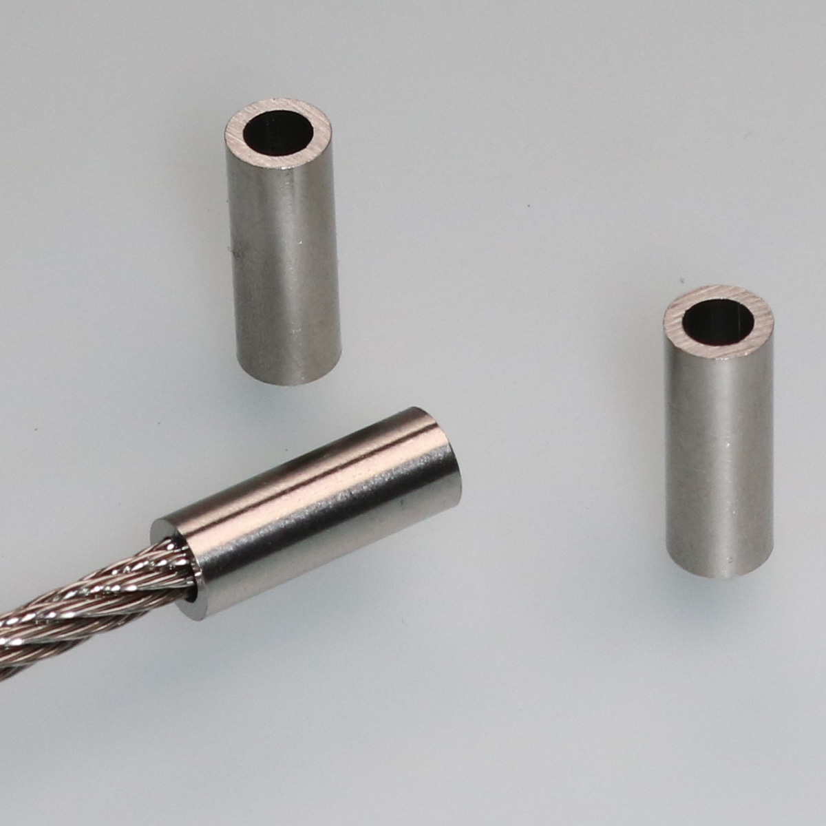 MP/D-Terminal Presshülse für 2,0-5,0mm Drahtseil, CuNi-Leg. / 100 Stück MP/D-Terminal Presshülse für 2,0-5,0mm Drahtseil, CuNi-Leg. / 100 Stück