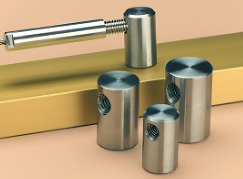 Kurze Halterung M8 auf M6, ø 13x23mm, Edelstahl 1.4401 Kurze Halterung M8 auf M6, ø 13x23mm, Edelstahl 1.4401