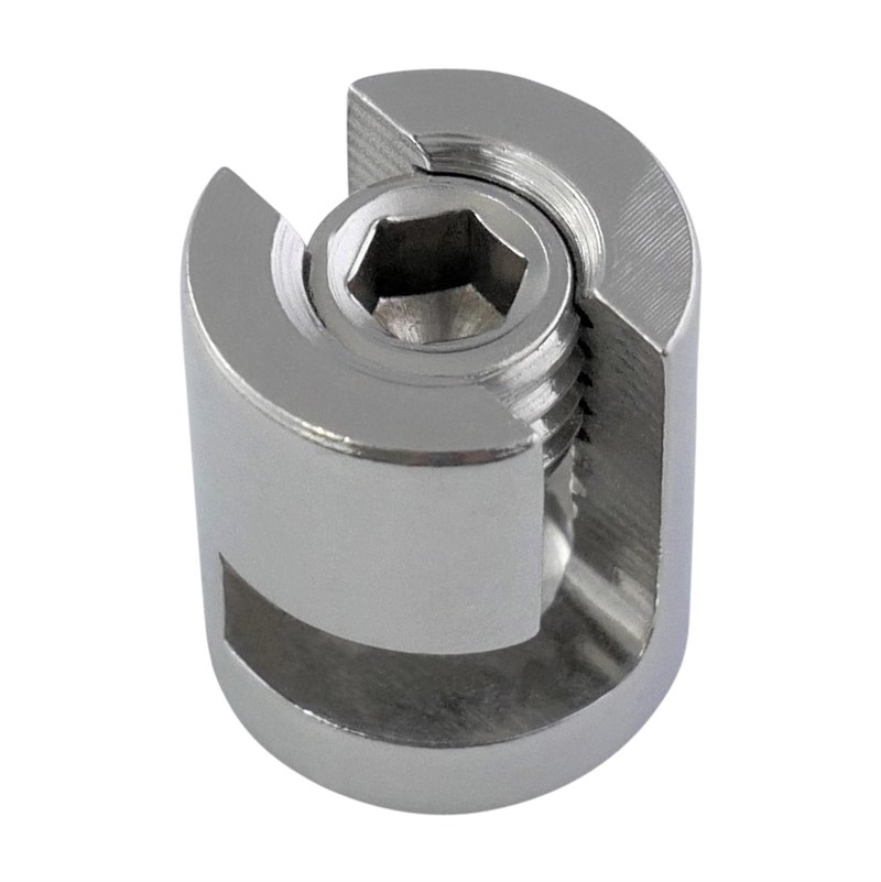 Kreuzklemme 0 - 90° / 2,0-4,0mm Drahtseil - Edelstahl 1.4401 Kreuzklemme 0 - 90° / 2,0-4,0mm Drahtseil - Edelstahl 1.4401